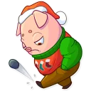 😔 emoji Mr. Piggy Telegram sticker 19 of 35