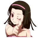 😉 emoji Anime Reactions ( ͡° ͜ʖ ͡°) Telegram sticker 16 of 55