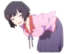 😏 emoji Anime Reactions ( ͡° ͜ʖ ͡°) Telegram sticker 8 of 55