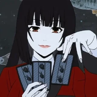 Sticker from kakegurui