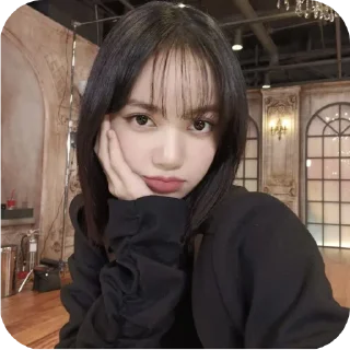 💇 emoji lalisa @justkatekat | Telegram sticker 21 of 24