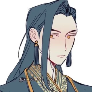 😐 emoji Хэ Сюань/Черновод Telegram sticker 16 of 120