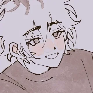 😃 emoji 𝆹𝅥 𝆭  ᴄʀᴜsʜ 𝟷s #𝟸 :: @yanani_n Telegram sticker 13 of 120