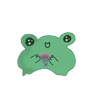 😊 emoji @TVstickers Frog Telegram sticker 8 of 60