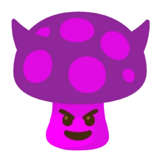 😈 emoji mushrooms @vallholl Telegram sticker 23 of 60