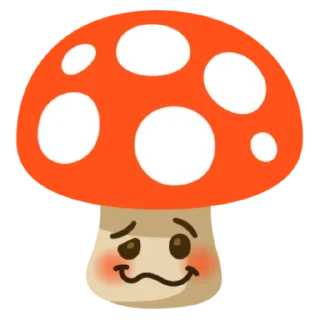🫠 emoji mushrooms @vallholl Telegram sticker 12 of 60