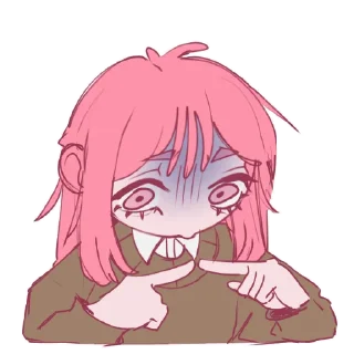 😰 emoji @bebebekauwu Telegram sticker 11 of 46