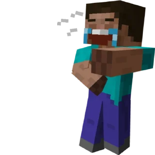 😂 emoji steve plus + Telegram sticker 5 of 13