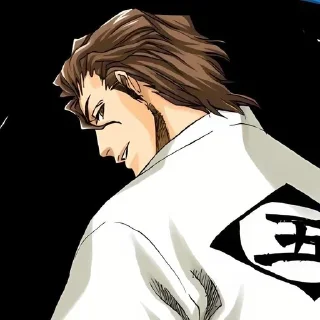 ☕ emoji Aizen Sosuke by @mikuStcikers Telegram sticker 6 of 94