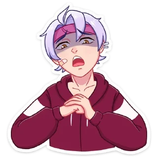 👊 emoji Тоши от @stickers_vk Telegram sticker 7 of 48