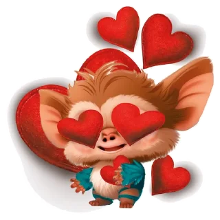 😍 emoji Вольстик (Wall stickers) Telegram sticker 1 of 30