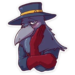 ☺️ emoji Доктор Кроу :: @stickroom Telegram sticker 21 of 49