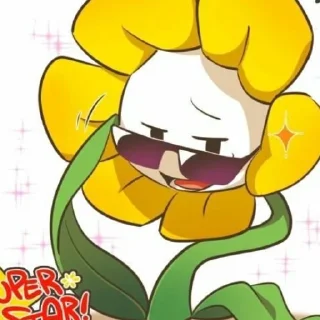 😎 emoji Flowey | @ish_crim Telegram sticker 21 of 32