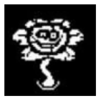 😄 emoji Флауи - Flowey Telegram sticker 15 of 46