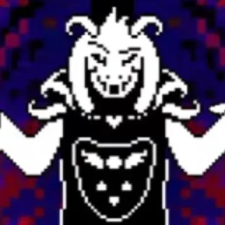 🤷 emoji Flowey by @Sanness Telegram sticker 22 of 22