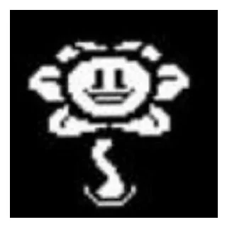 😄 emoji Флауи - Flowey Telegram sticker 9 of 46