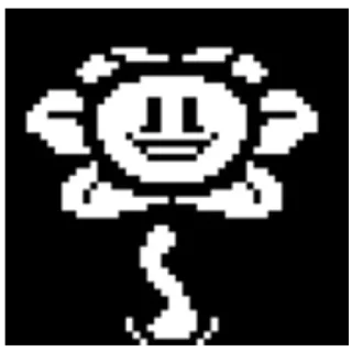 😁 emoji flowey/Undertale Telegram sticker 22 of 38