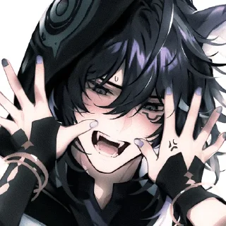 🐦‍⬛ emoji ㅤ─╶s𝗍ᥱrᥣ❀s s𝗍іᥴk @sterlosstick Telegram sticker 19 of 30
