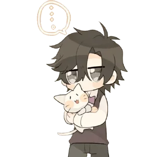 ❤️ emoji Devi / Bubi by @anime_stickerr Telegram sticker 12 of 25