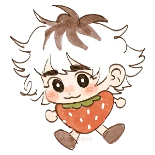 🍓 emoji ✧ ˚｡ 𝐜𝐡𝐢𝐛𝐢 #𝟏 :: @yanani_n Telegram sticker 11 of 120