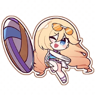 💫 emoji Honkai Impact 3rd Valkyrie Day Telegram sticker 3 of 19