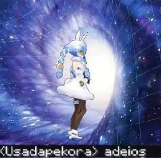 👋 emoji Usada Pekora Engrish Telegram sticker 19 of 20