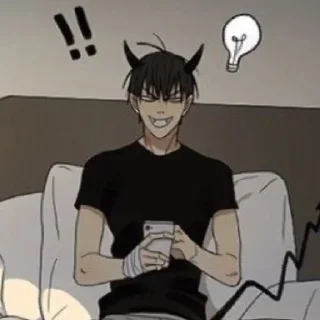 😈 emoji 19 дней, а чо? Telegram sticker 3 of 36