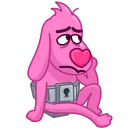 😭 emoji Пошлый пес 👉🏼 @pornomemyz 🔞 Telegram sticker 14 of 24