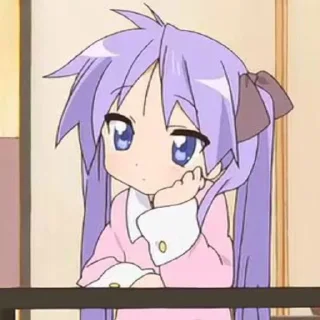 🌟 emoji 【 @kvimix 】кагами хиираги Telegram sticker 24 of 35
