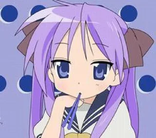🌟 emoji 【 @kvimix 】кагами хиираги Telegram sticker 19 of 35