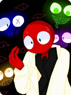 🌟 emoji Красный Telegram sticker 5 of 23