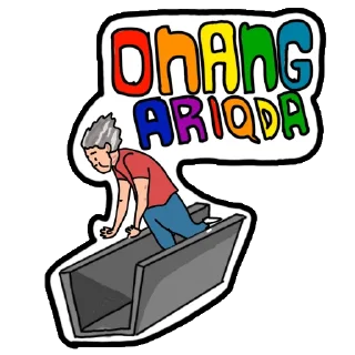 👵 emoji Freak show Telegram sticker 7 of 13