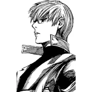 🖤 emoji Arima Kishou ⚪ Telegram sticker 8 of 25