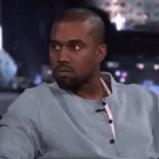 😐 emoji @TVstickers Kanye West Telegram sticker 20 of 55