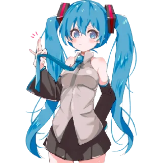 😄 emoji Miku Telegram sticker 10 of 10