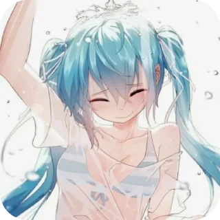 👍 emoji Miku Telegram sticker 17 of 28