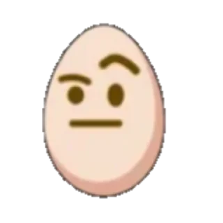 🤨 emoji яйца Telegram sticker 17 of 51