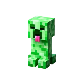 😛 emoji Крипер (@StickersMinecraft) Telegram sticker 5 of 32