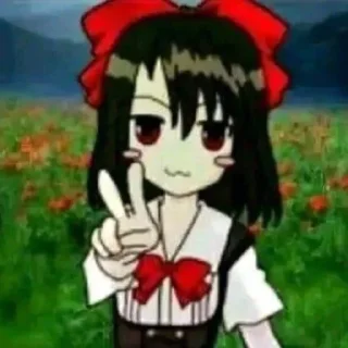 ✌️ emoji няняняня Telegram sticker 16 of 39