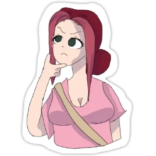 🤔 emoji Кира хорошая)) @DADADA_BA127 Telegram sticker 13 of 80