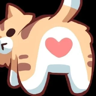 ❤️ emoji Котик Telegram sticker 15 of 35