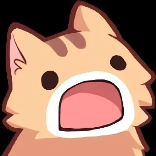 😱 emoji Котик Telegram sticker 11 of 35