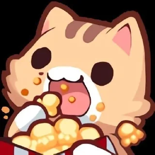 🍿 emoji Котик Telegram sticker 9 of 35