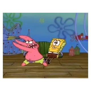 💟 emoji spongebob meme Telegram sticker 13 of 28