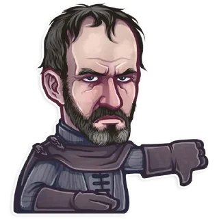 👎 emoji Winter Is Coming Telegram sticker 20 of 30