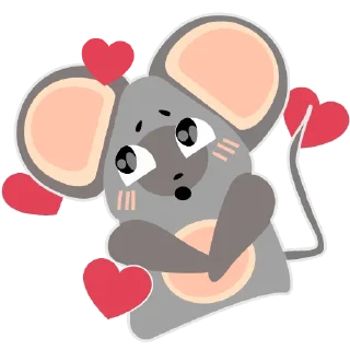Sticker from мышонок пик