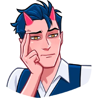 😐 emoji Дьявол без надписей @TgSticker Telegram sticker 15 of 48