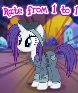 1️⃣ emoji Wow! Glimmer | @MLP_AnimatedStickers Telegram sticker 14 of 120