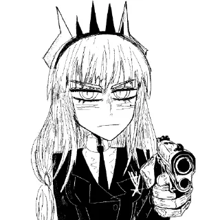🔫 emoji Люся Telegram sticker 10 of 39