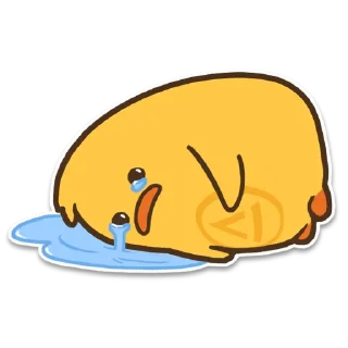 😥 emoji Утя (Школа CG LAB @cglab) Telegram sticker 6 of 49
